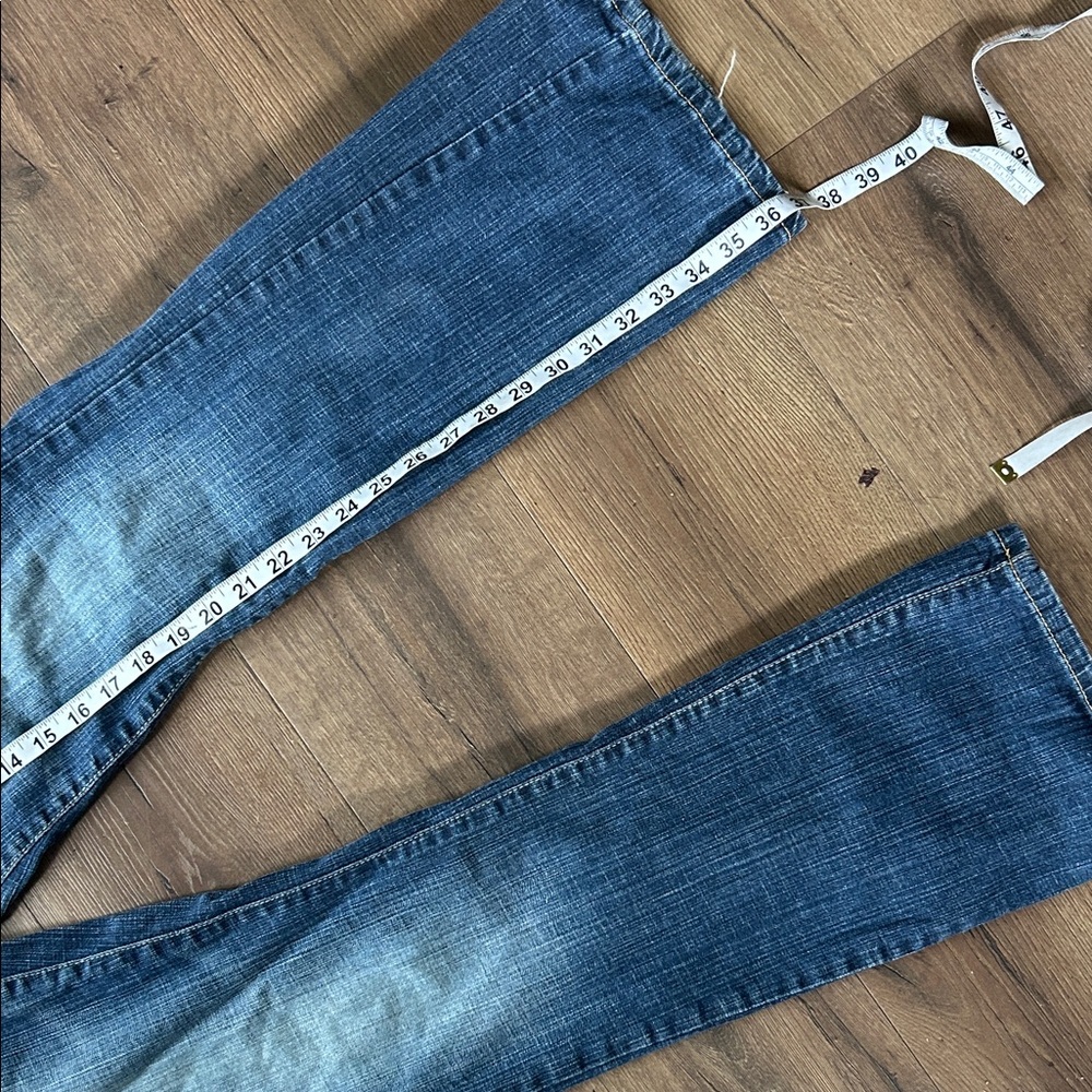 South Pole Y2K Women's Blue Flare Jeans !! Size 11 - Picture 3 of 9